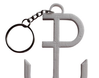 Kotwica 3D Printed Keyring - Medium - Polish Souvenir - Poland Keychain - Purse Charm - Bag Tag - Bag Zipper Pull  Polska  Backpack Keychain