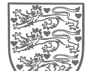 Denmark Wappen Abziehbild Sticker