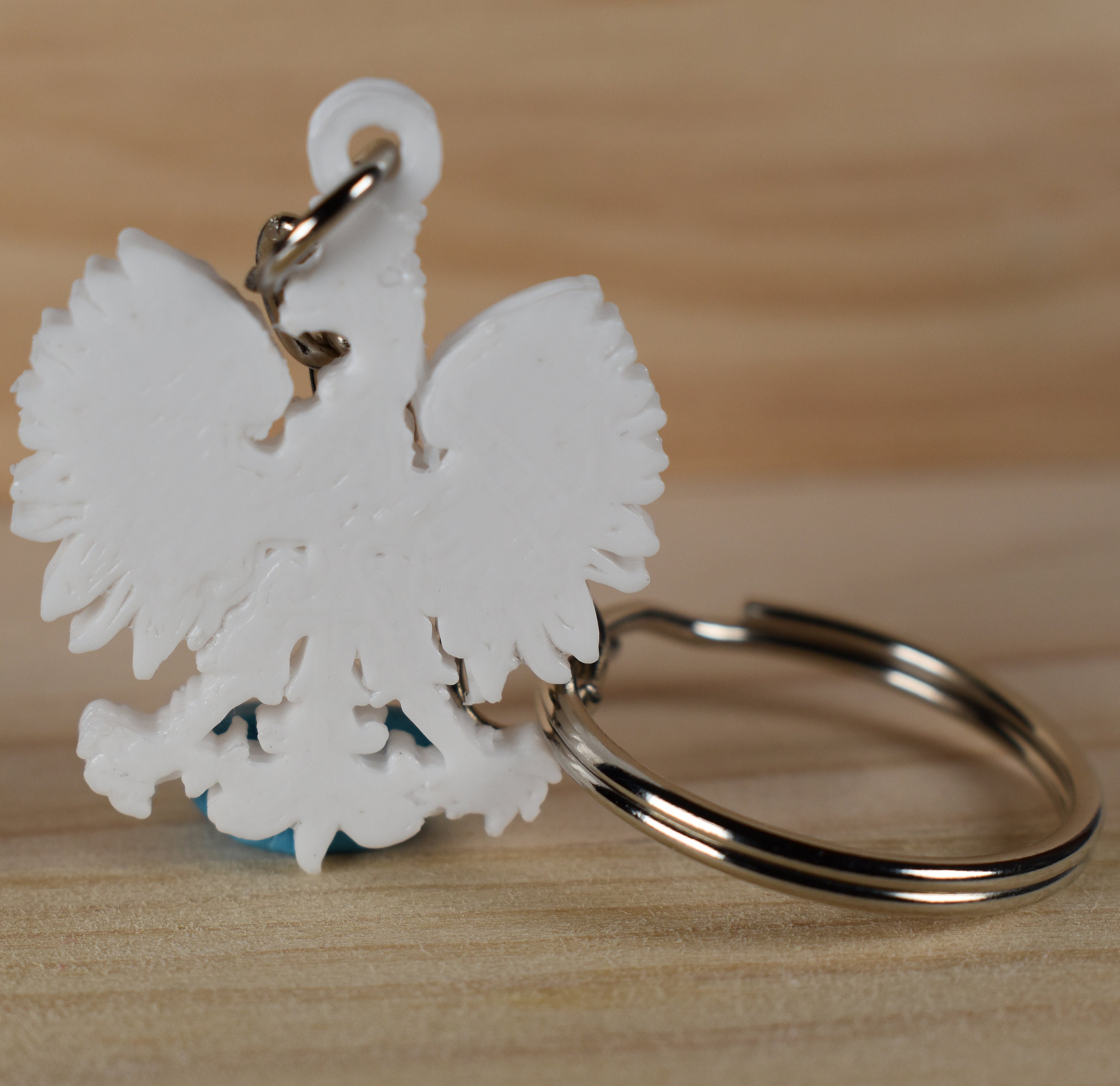 Polish Eagle Keychain Small 3D Printed Keyring Zipper - Etsy