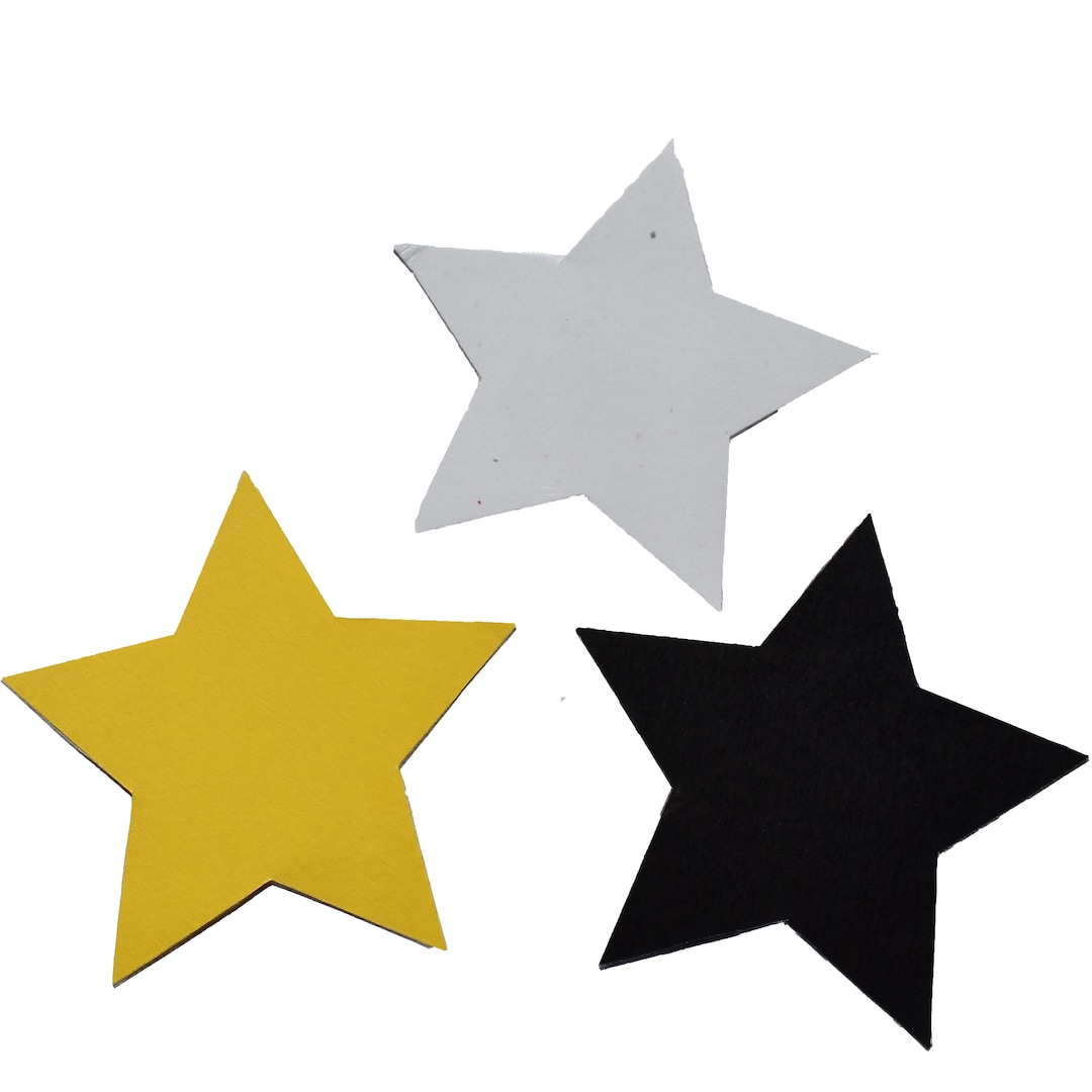 Laminated Construction Paper Stars Tricolor 3 Pack Etsy Denmark