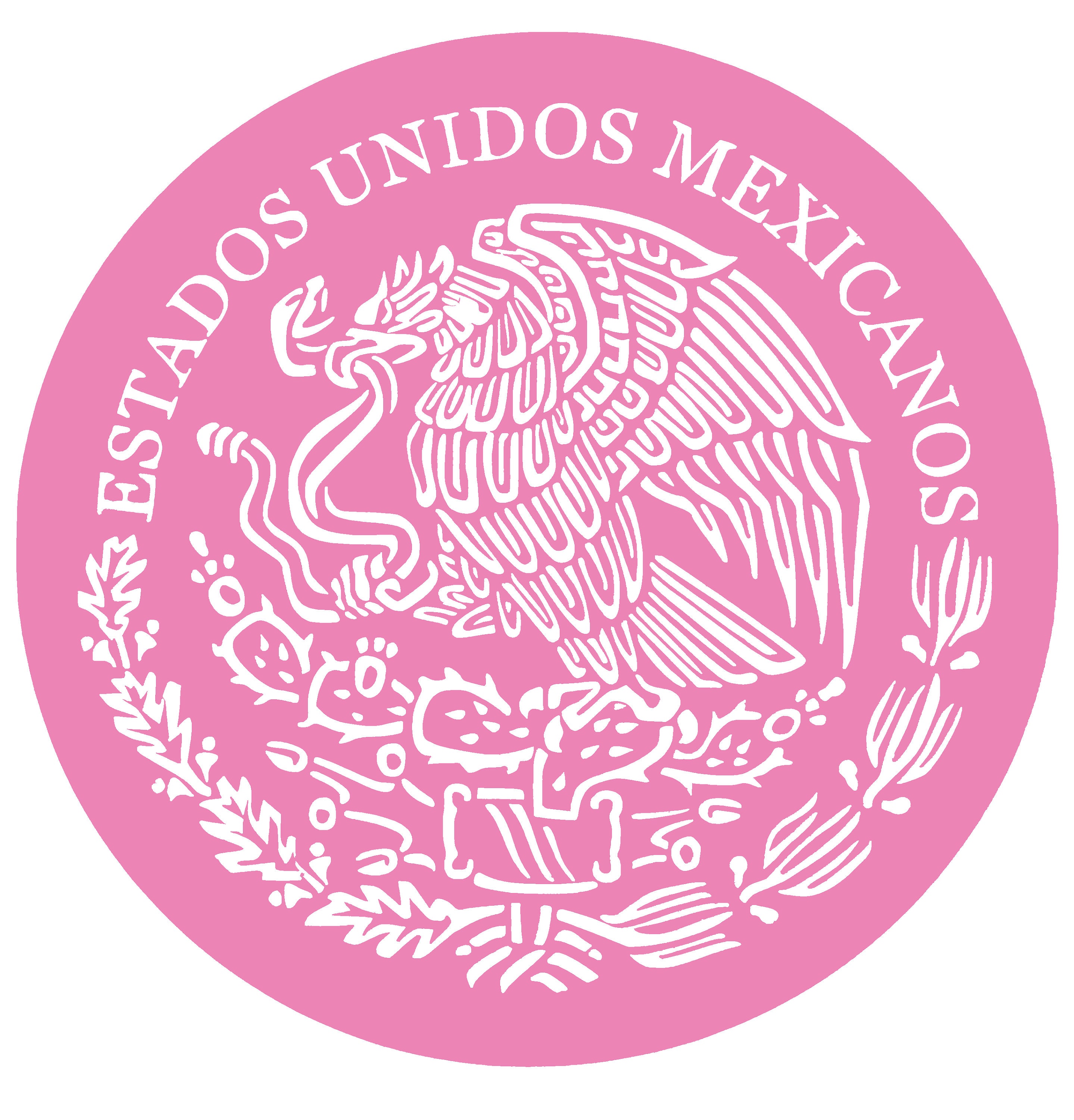 Autocollant Voiture MEXIQUE — Blason National En Vinyle Découpé, 11x11 Cm, Résistant Aux Intempéries, Facile à Poser Et Retirer