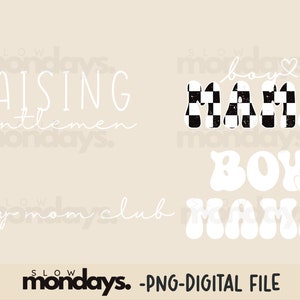 Boy Mom, PNG Bundle, Boy Mom PNG, Boy Mom Sweatshirt design, Boy mom t-shirt design, Sublimation Design, PNG for stickers, T-shirt design