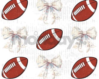 Retro Coquette Football png, Football mama mom png, Fall Football png, Game Day, Football Season Png, Sports png, Football Bow png, cute png