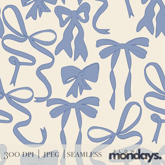 Coquette Pattern Bow Pattern Seamless Repeat Pattern, girly bow, Digital Prints, Seamless pattern, fabric design, seamless designs, cute