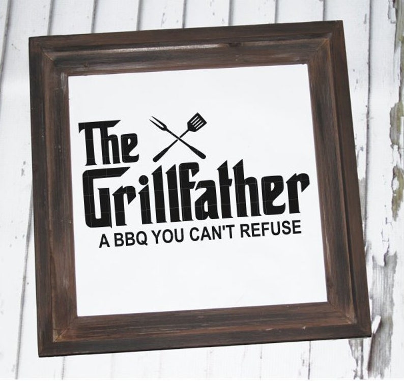 Download The Grillfather svg dxf png eps pdf Grilling Dad Man | Etsy