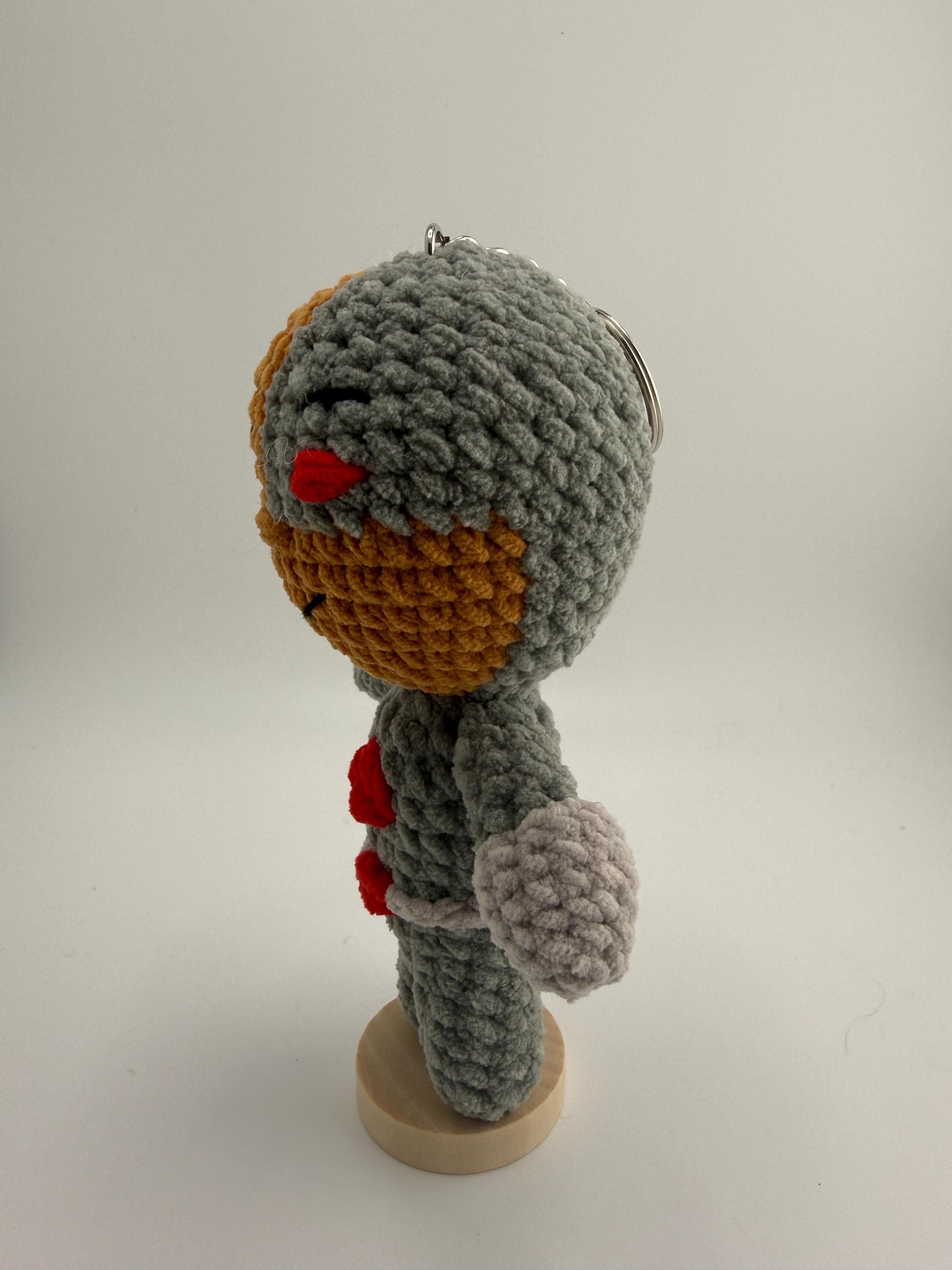 Crochet Keychain DC Cyborg Inspired - Etsy