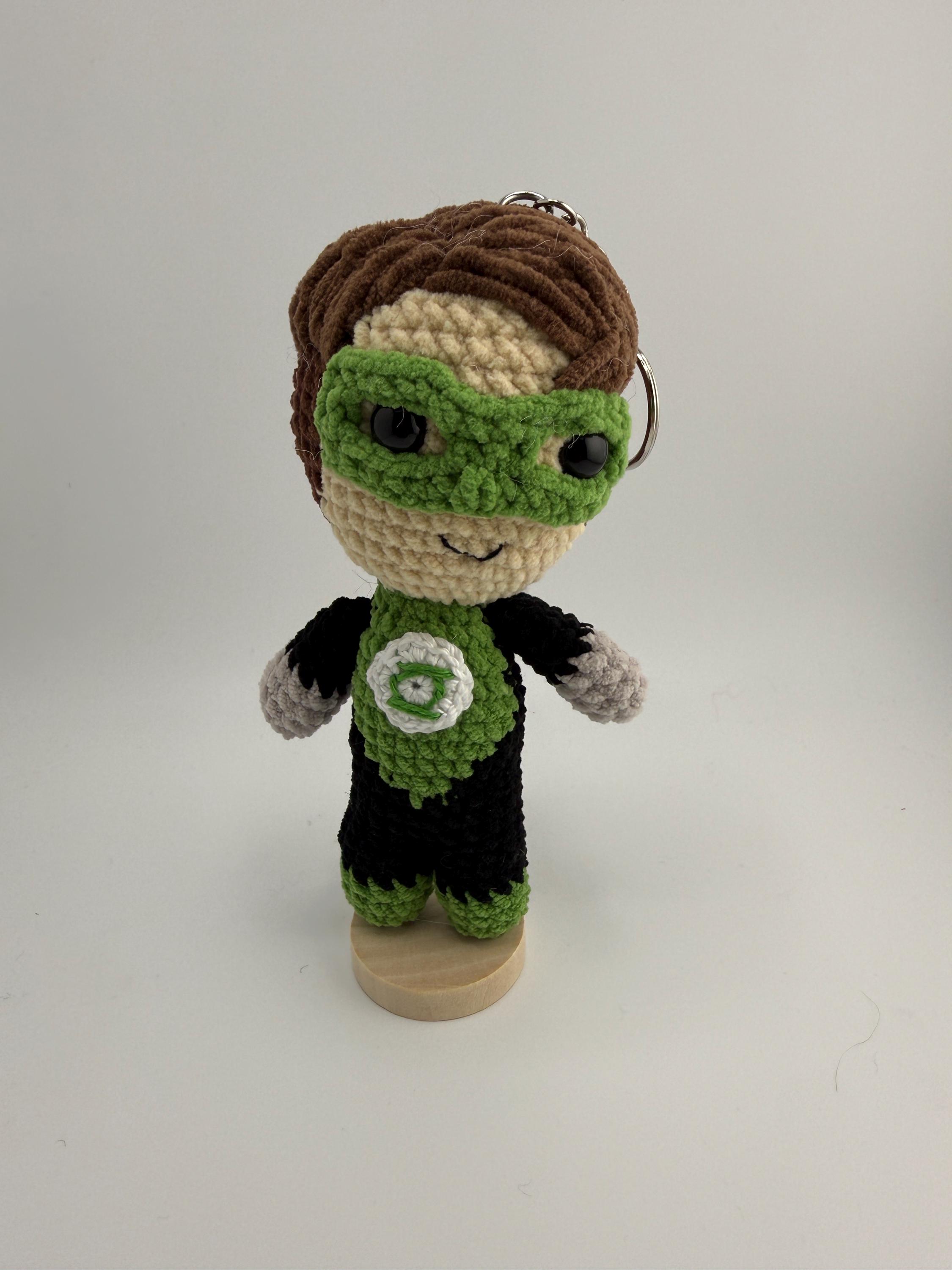 Green Lantern Keychain - Etsy