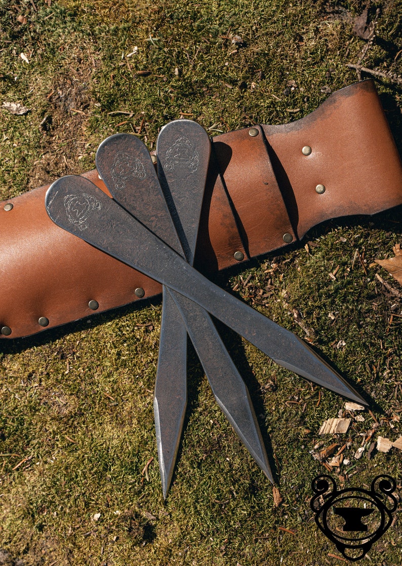 Throwing Knife Dart Set of 3 Etsy
