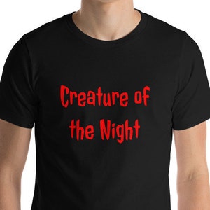 Creature of the Night RHPS Tshirt, Easy Halloween Rocky Horror Costume image 2