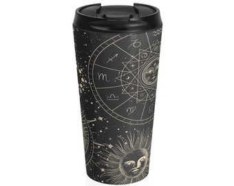 Mystic Astronomy Stainless Steel Travel Mug