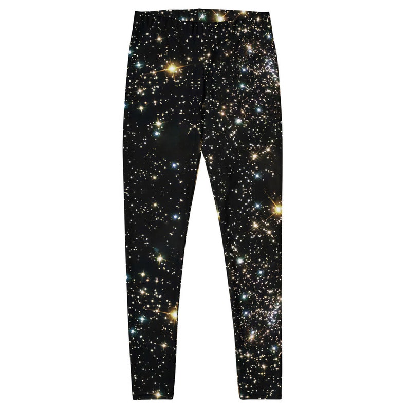 Galaxy Leggings, Stars Leggings, Astronomy Workout Leggings image 8