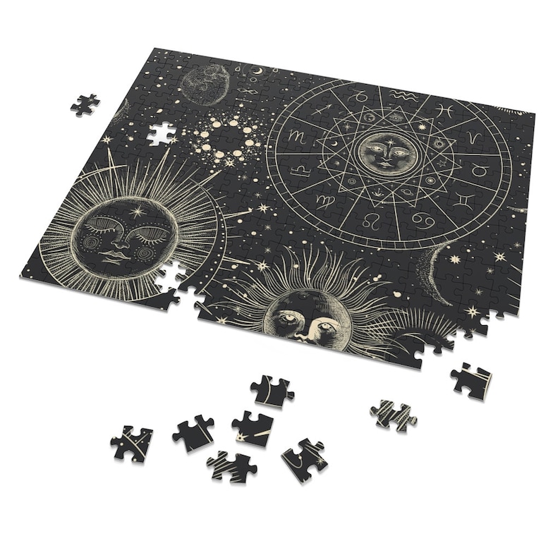 Mystic Astronomy 252 Piece Puzzle, Astrology Puzzle image 1