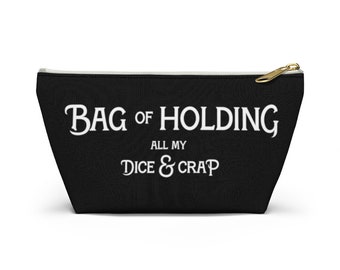 DnD dice bag, Bag of Holding, Dungeons and Dragons gift, DnD gift