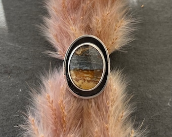 McDermitt Picture Jasper  Ring