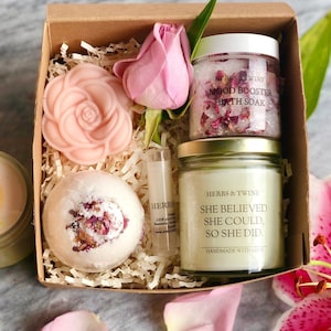 Promotion Gift Job Promotion Gift, Job Promotion, New Job Gift, Job Promotion Care Package, Way to Grow Co-worker Gift box for Woman Spa Set