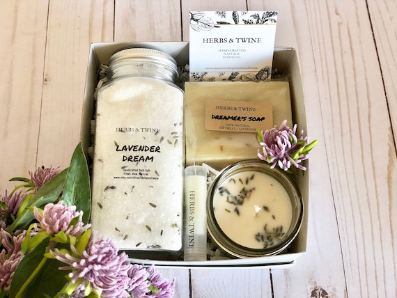 Spa Gift, Co worker birthday gift Relaxing Birthday Gift Her, New Mom Pamper Self Care Set, Friend Thinking of you, Coworker Thank You