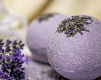 Organic Lavender Bath Bomb 5 oz