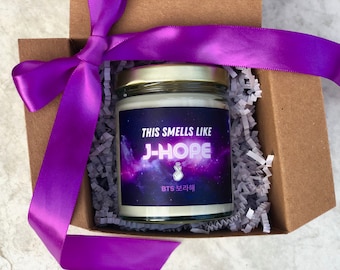 Huele a J-Hope, regalo de K-POP, vela de regalo para fans de BTS, regalo del ejército, Bangtan Boys, regalo de BTS Dynamite para fans de BTS y amantes del K-pop, vela de BTS J-Hope