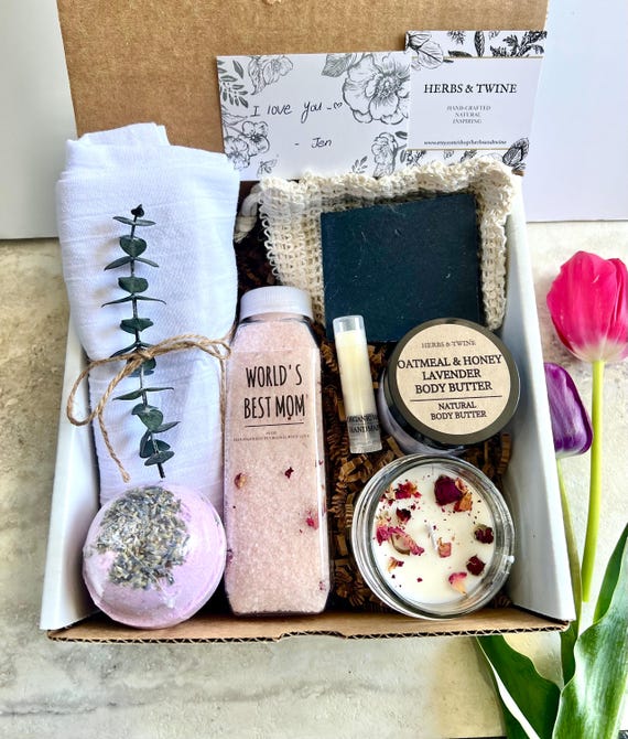 Mother's Day Spa Gift Basket Gifts for Mom Mothers Day Gift