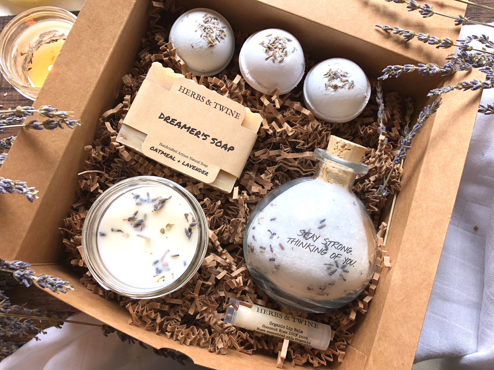 Thinking of You Gift Basket Sympathy Gift Thinking of You Etsy