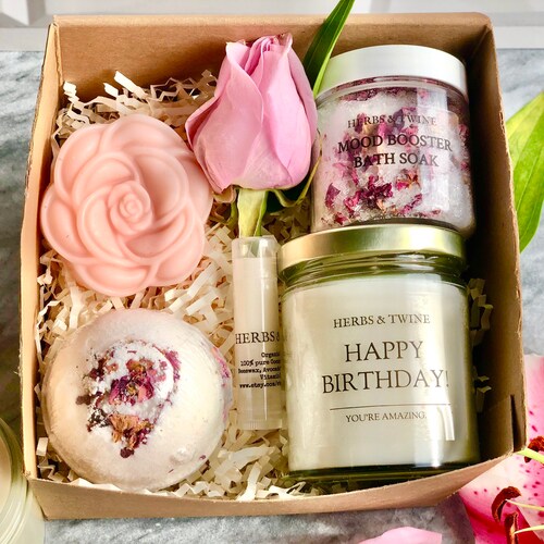 Happy Birthday Gift Box Birthday Gift Box for Her Etsy