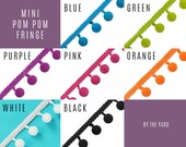 Mini Pom Pom Trim Mini Tassel Trim Curtain Tassels Pom Pom Garland Felt Ball Garland Rainbow Garland DIY Pom Pom sandals