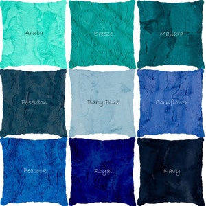 Minky Pillowcase with zipper, Euro Sham, Body Pillow Cover, Throw Pillow covers, pillow case