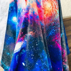 Galaxy Minky  Blanket- choose any color for back