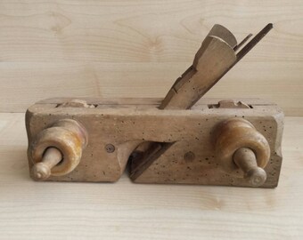 Vintage Wooden Planer, Carpenter Tool