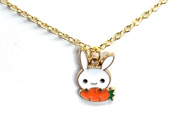 【VINTAGE HOLLYWOOD】Carrot Bunny Necklace★送料・関税込 VINTAGE HOLLYWOOD】Carrot Bunny Necklace☆送料・関税込