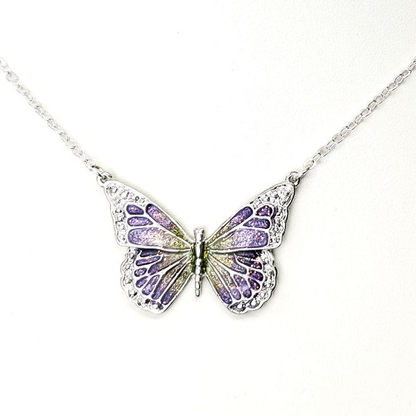 Butterfly Jewelry Necklace Etsy