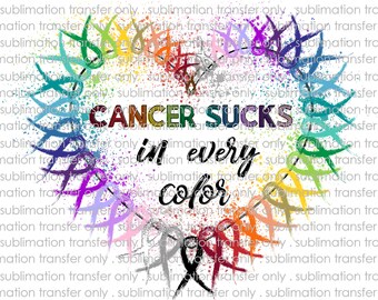In this Family no one Fights Alone Sublimation transfer Ready to Press Sublimation Transfer Cancer Sublimation transfer colon cancer