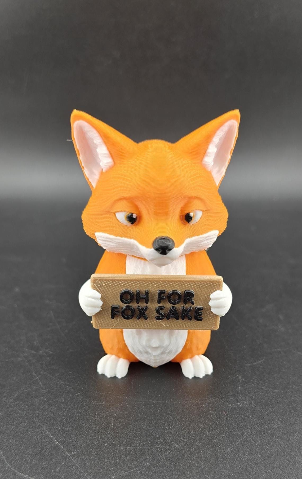 Foxxi misQ A-L-I-V-E アナログ盤 非売品 Oh for Fox Sake Figure Desk Toy Funny Animal With Attitude 3d