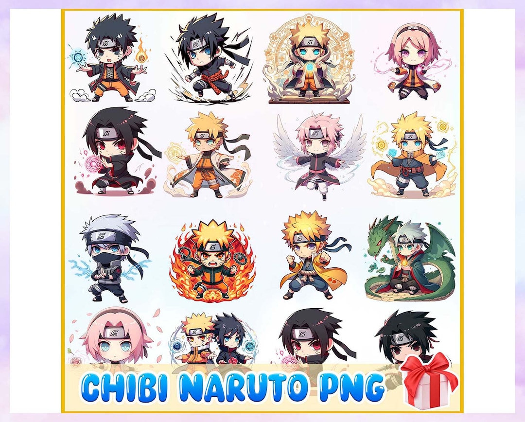 Anime Character Bundle Digital Downloads, Popular Anime Series, Printable, Anime Clipart, Cut