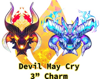 Devil May Cry 3 en porte-clés holographique à breloque Vergil Dante