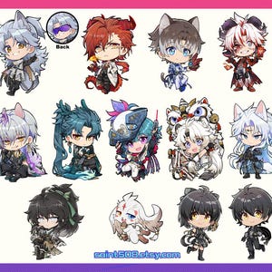Wuthering Waves Wuwa 2.5 in Keychain Charm Standee