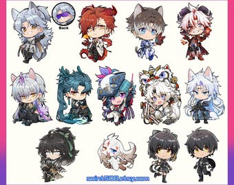 Wuthering Waves Wuwa 2.5 in Keychain Charm Standee