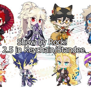 Sakura Show di Rock!! SB69 2.5 in Charm Portachiavi Standee