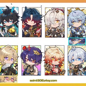 Honkai Star Rail HSR 3in Keychain Charm
