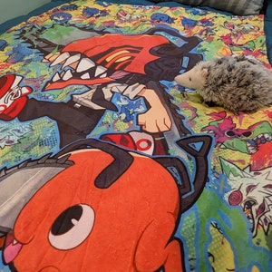 Chainsaw Minky Blanket