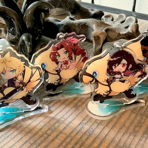 Final Fantasy 7 FF7 2.5 in Keychain Charm