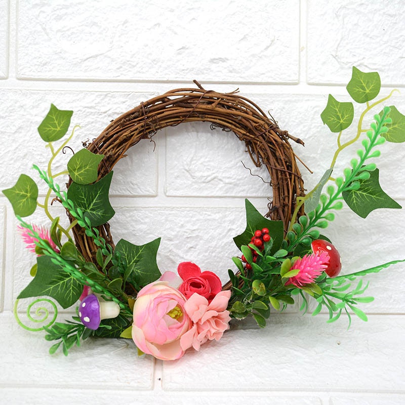 Anelli In Rattan Naturale Per Ghirlande Fai Da Te | Diametro 10-30 Cm | Base Per Decorazioni Natalizie E Pasquali