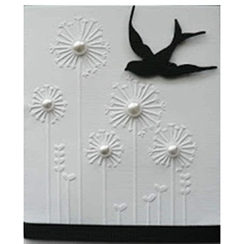 Dandelion Background Embossing Folder for Card Making Stationary Paper ...