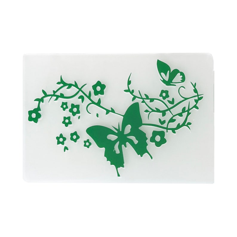 Butterfly Flower Embossing Folder for Scrapbooking & Crafts 105x148mm ...