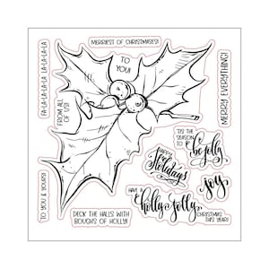Happy Holiday transparent clear stamp for DIY scrapbooking photo album Decorative clear stamp sheets card making