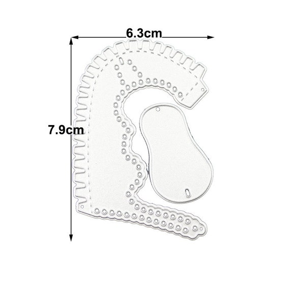 Fustella in metallo a trifoglio per scrapbooking, fustelle per la creazione di biglietti, stencil in metallo per scrapbooking, strumento fai da te, stencil per fai da te, album fotografici