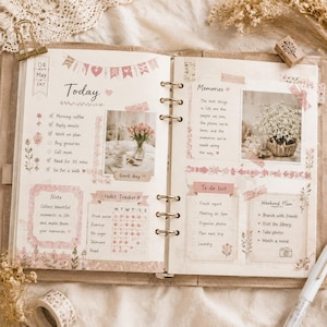 24 Sheet Journaling Stencils Set - Planner, Scrapbook, DIY (4x7 Inch)