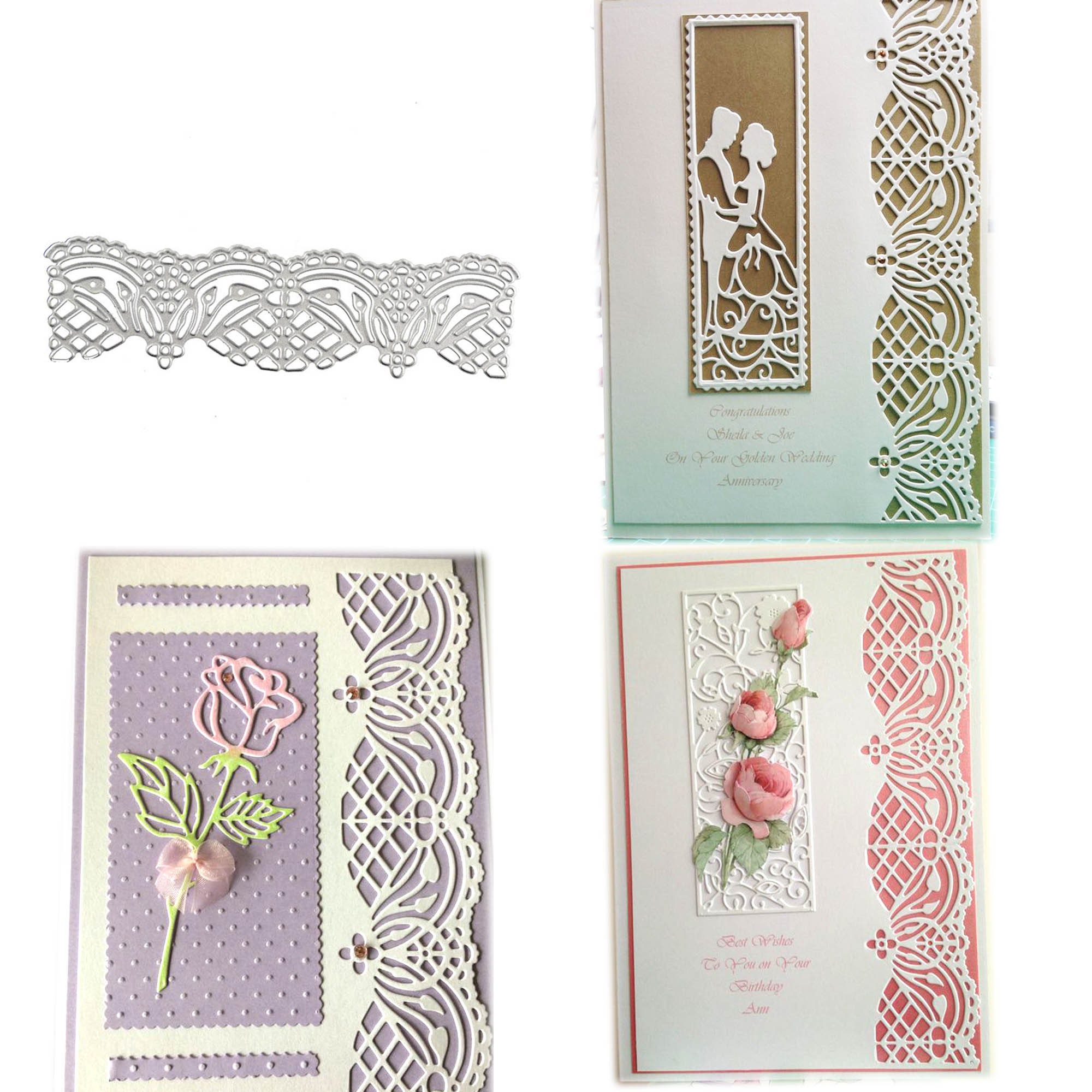 Rectangle Border Die Cut For Card Making, Scrapbooking Die...