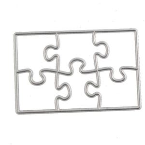puzzle jigsaw metal die stencil cutting die carbon steel DIY scrapbooking die cut card making stationery