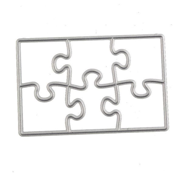 Puzzle Jigsaw Metal Die Stencil Cutting Die Carbon Steel DIY Etsy